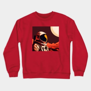 Astronaut on Mars Crewneck Sweatshirt